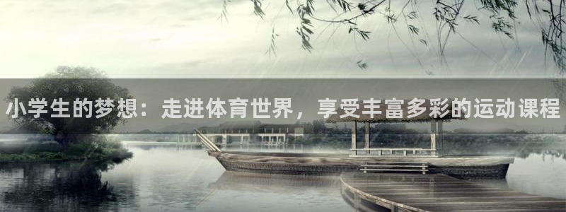 JJB竞技宝官网下载平台APP：小学生的梦想：走进体育世界，